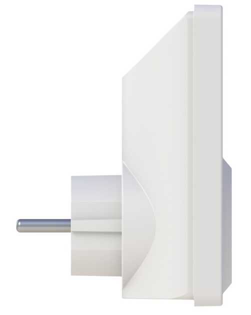 Реле напруги 1ф в розетку 16А SR1 red  ZUBR