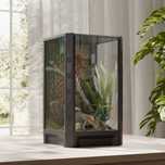 Terrarium 15x15x25 Czarne Dla Ptasznika, Modliszki, Małego Gekona itp