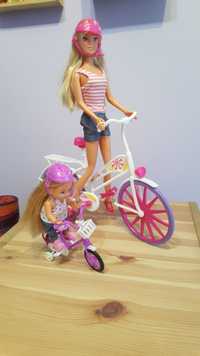 Simba Lalki Barbie Steffi i Evi przejażdżka na rowerze