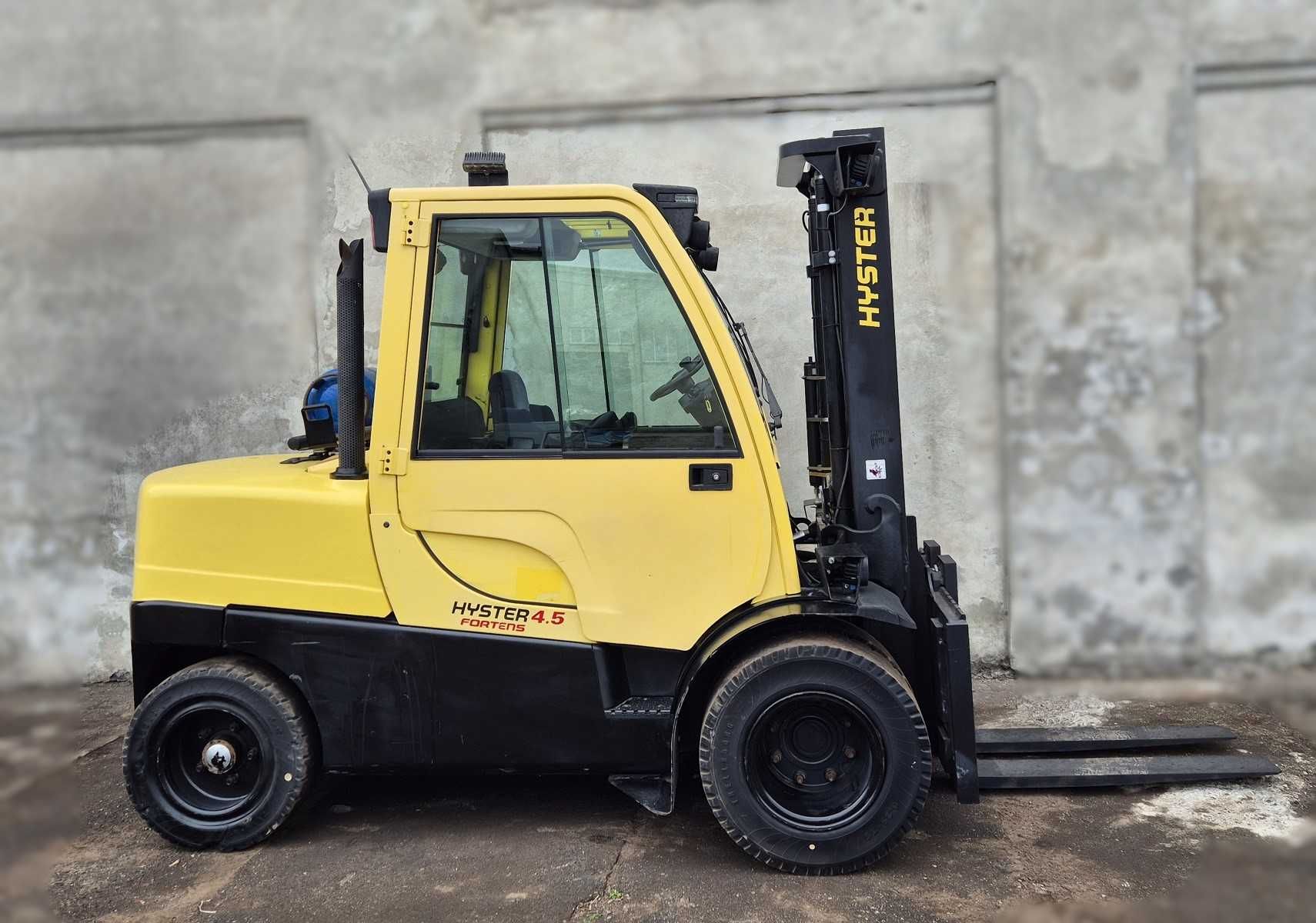 Hyster 5000kg • tylko 3000 mtg • wolny skok • kabina • wózek widłowy