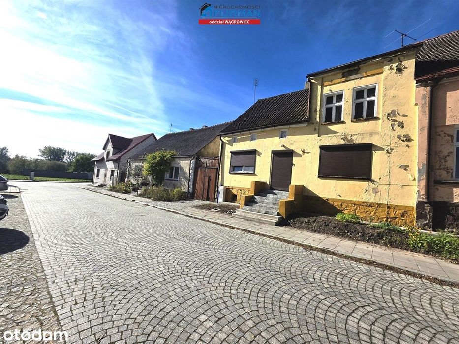 Dom z budynkami gospodarczymi w Łeknie gmina Wągrowiec
