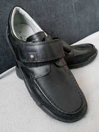 Eleganckie buty skórzane Bartek, rozmiar 38, na komunię