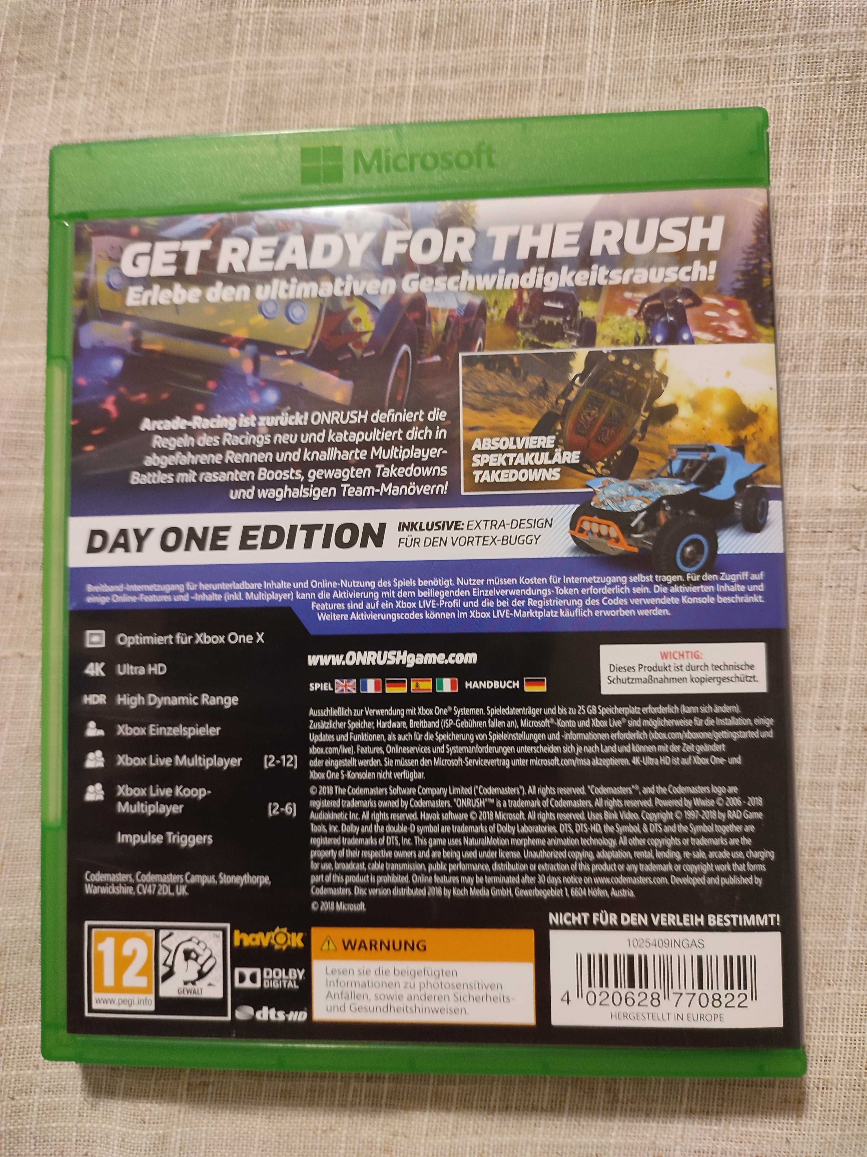 Xbox One - gra On Rush