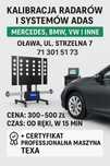 Kalibracja radarów i systemów ADAS – Mercedes, BMW, VW i inne