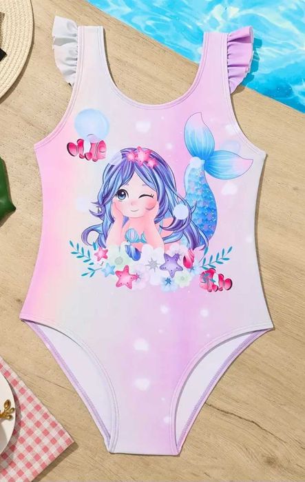 Nowy kostium strój kąpielowy Syrenka, r. 110/116 basen