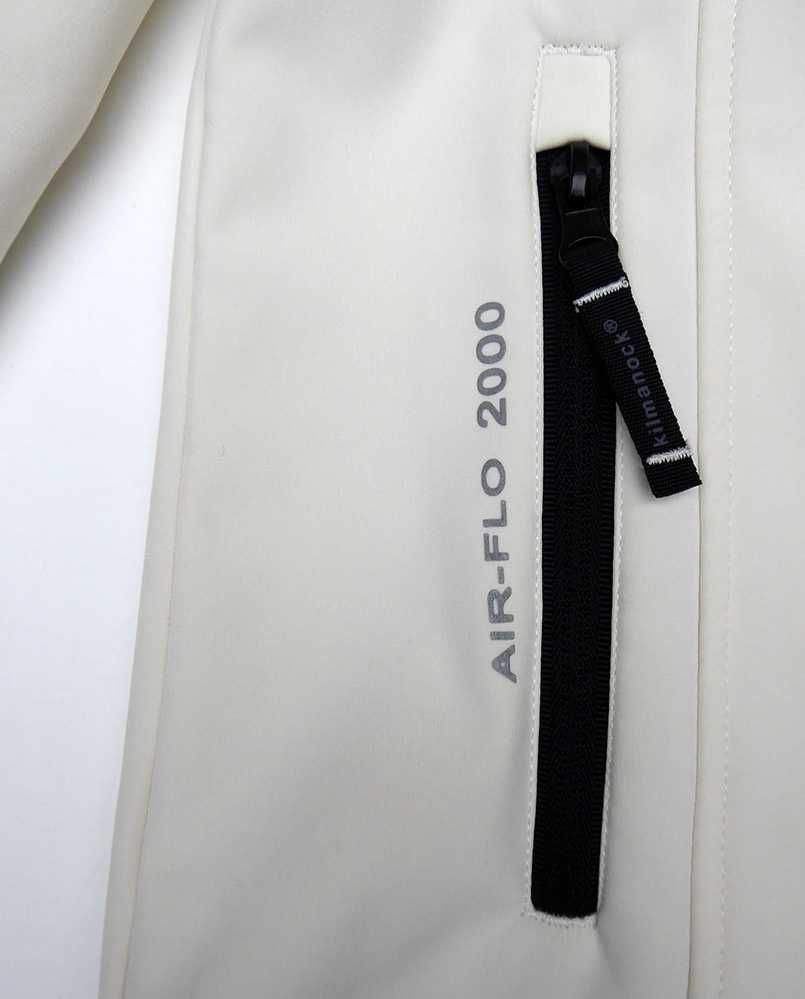 Kilmanock biała kurtka softshell AIR-FLO 2.000