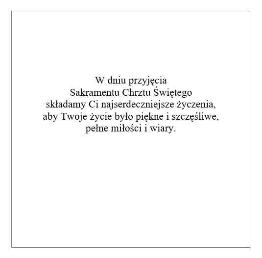 Kartka na Chrzest Święty dziecka biała srebrna elegancka 3D