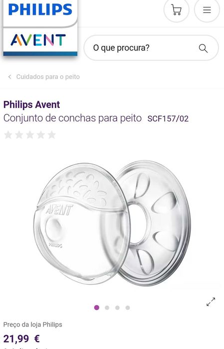 Coletores leite materno (PHILIPS AVENT)
