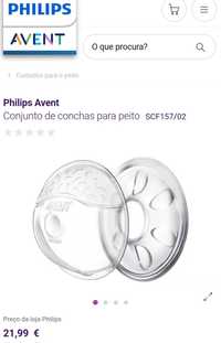 Coletores leite materno (PHILIPS AVENT)