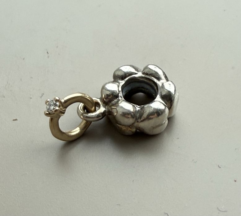 Знижки! Намистинки Pandora,оригінал 100%. Кераміка, позолота, діамант.