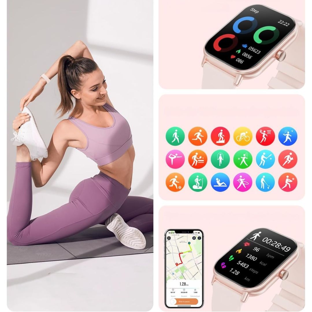 Zegarek Fitness Smart G39 Bluetooth 1,85 IP67 Android iOS j.polski