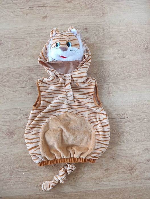 NOWY strój karnawałowy TYGRYSKA TYGRYS TYGRYSA przebranie 86/92 (503)