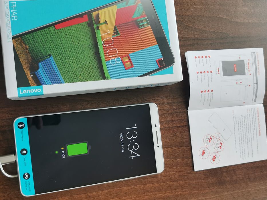 Nowy telefon tablet phab lenovo. Duży ekran 7cali