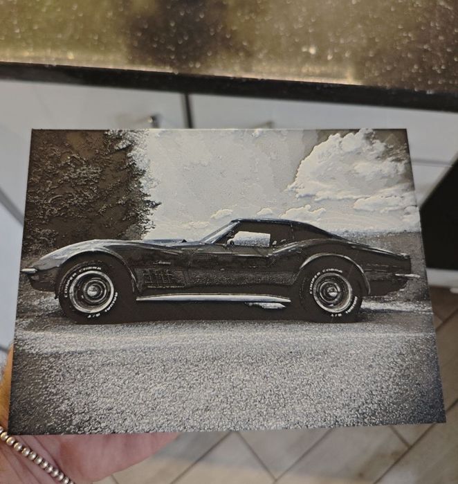 Картина Chevrolet Corvette / 3Д печать