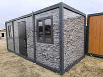 Kit, Casa pré-fabricada, bungalow, Contentor, Escritório, 5.9 x 2.4 m