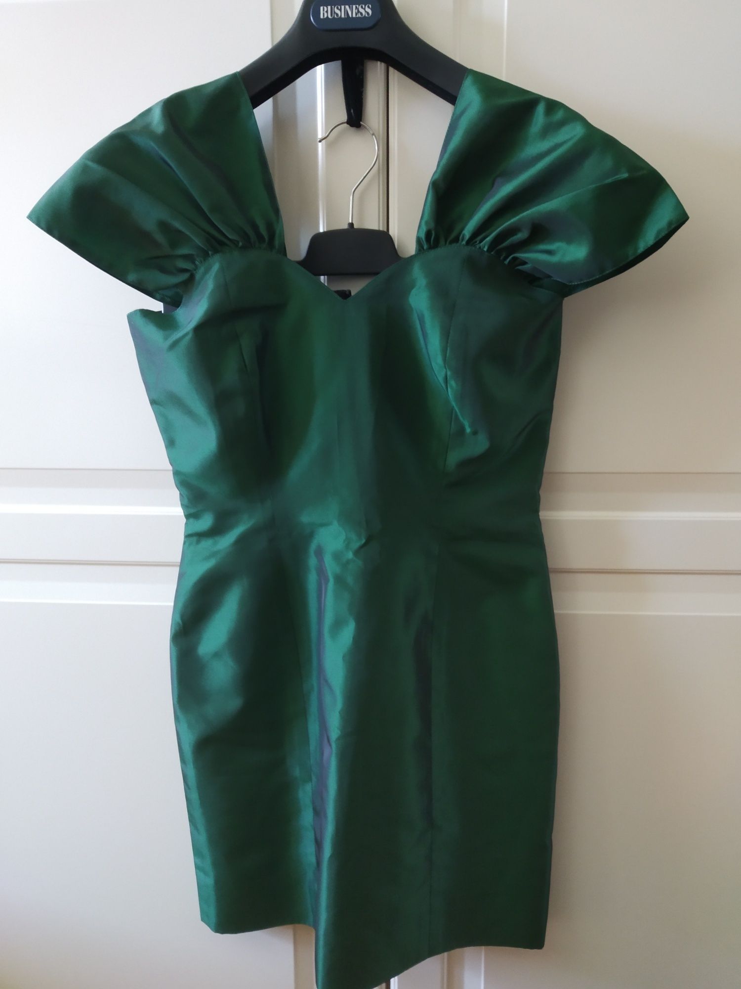 Vestido de cerimônia seda verde