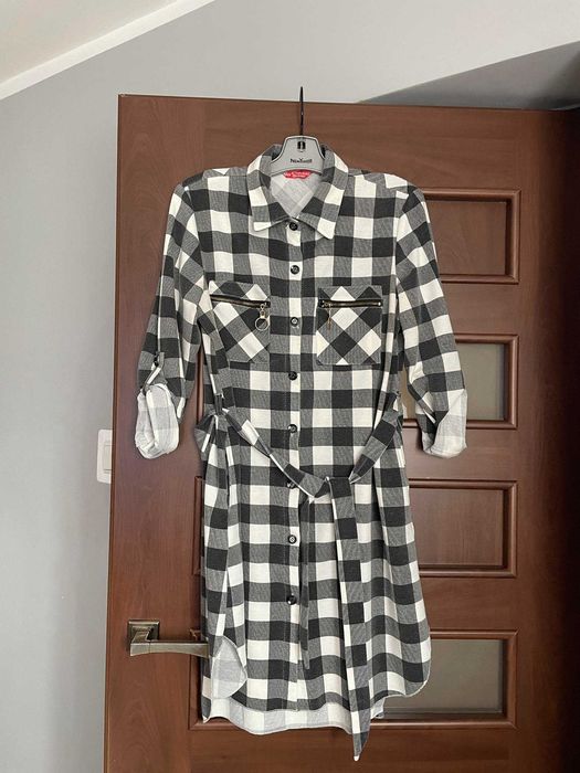 Bluzka tunika z paskiem