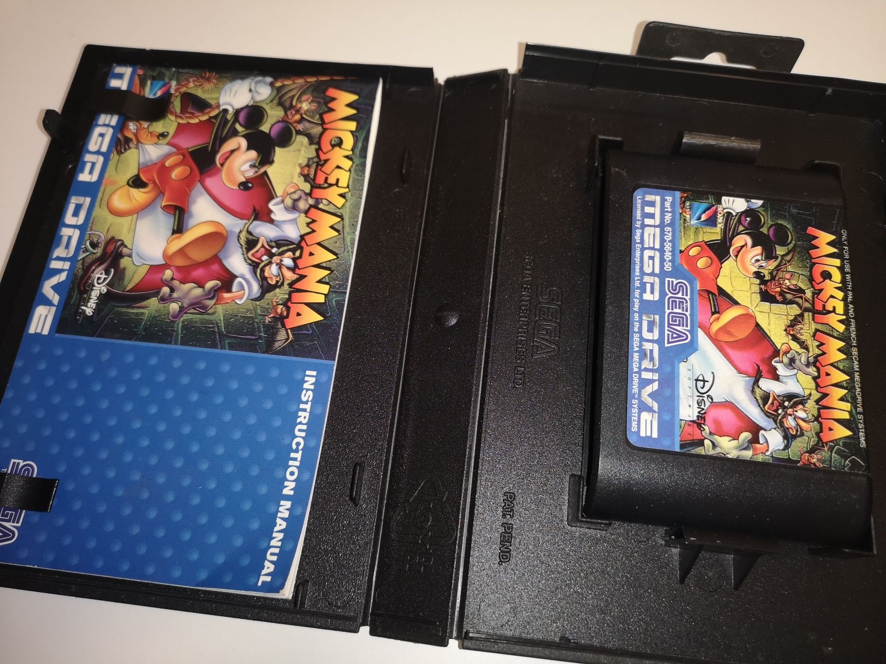 Mickey Mania SEGA MEGA DRIVE gra (oryginał testowany Box) kioskzgrami