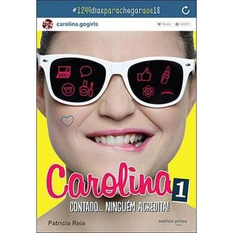 Livro "Carolina" de Patrícia Reis