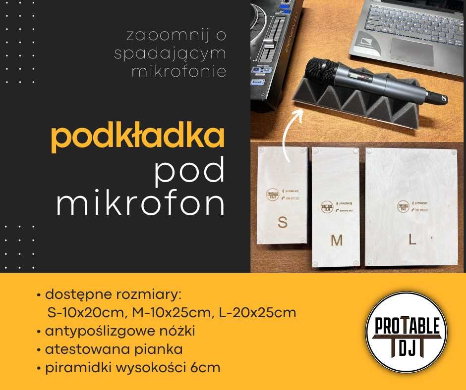 Podkładka pod mikrofon 10x20cm rozmiar S