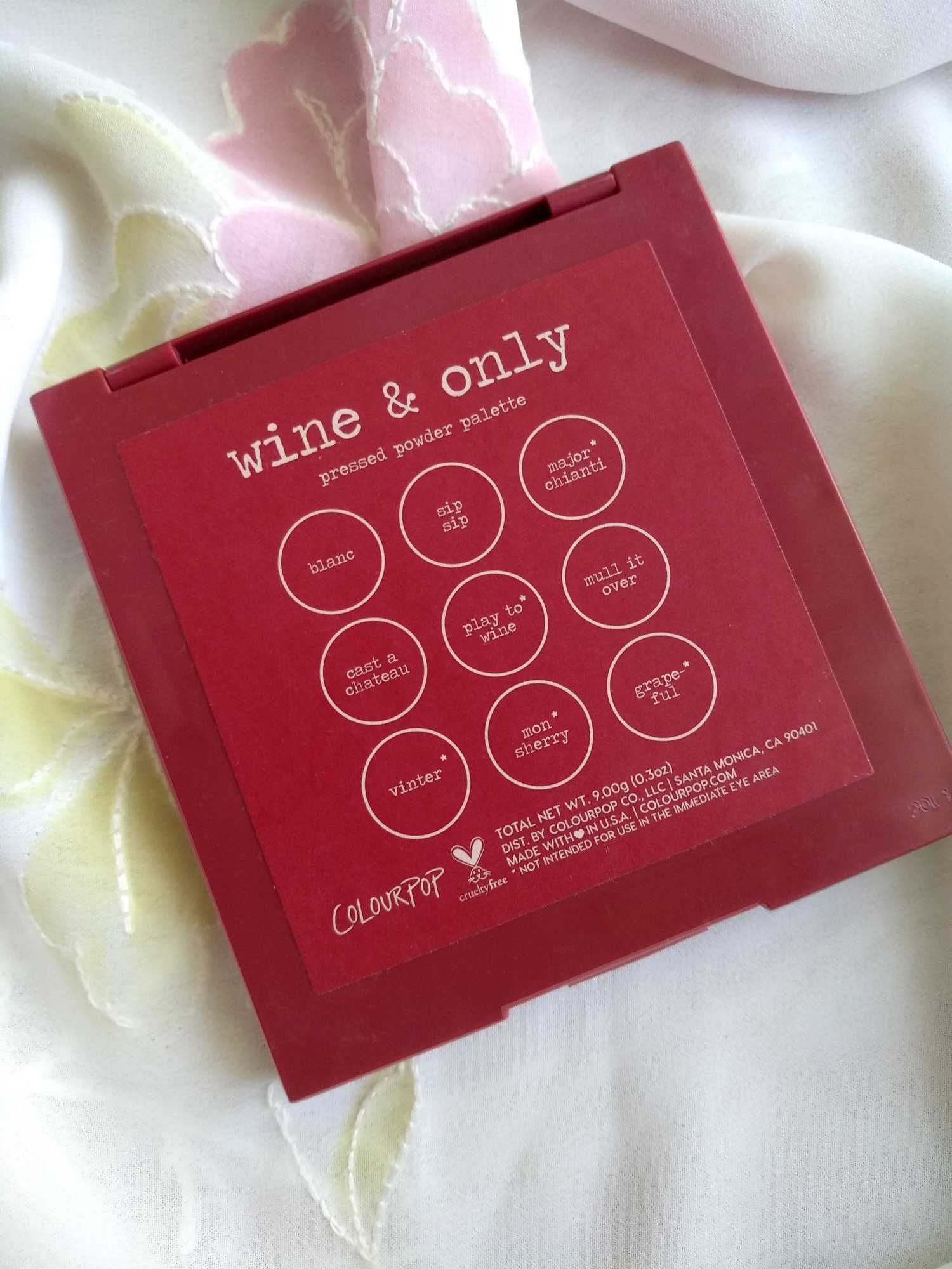Paletka cieni ColourPop Wine & Only