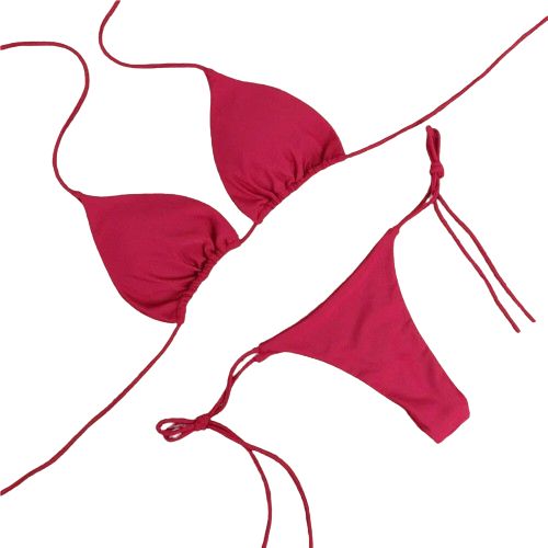 Sexy Strój Kąpielowy Wiązane Bikini Brazylijskie Stringi - XL
