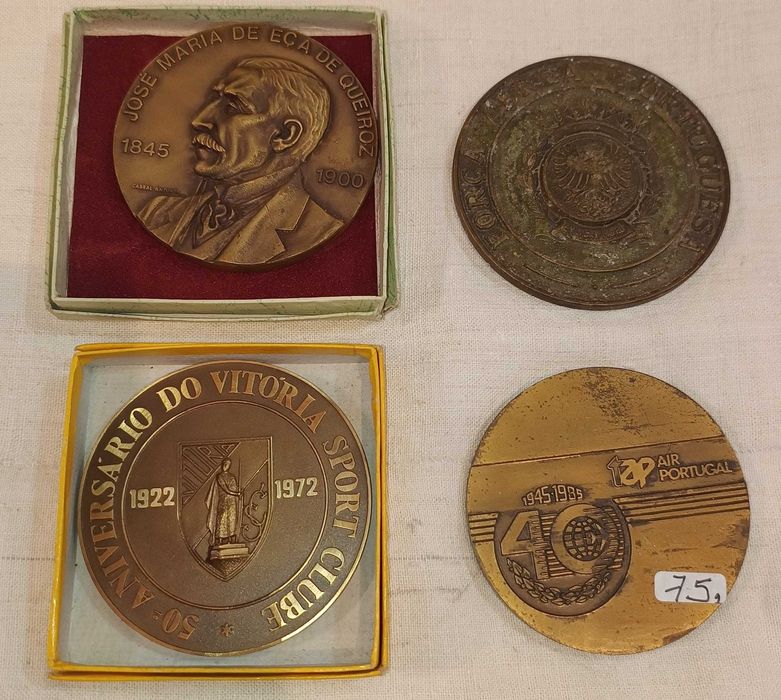 Medalhas Bronze Eça Queiroz VSC Força Aérea Portuguesa TAP