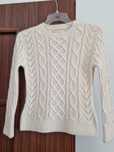 Kremowy sweter 100% kaszmir Michael Kors