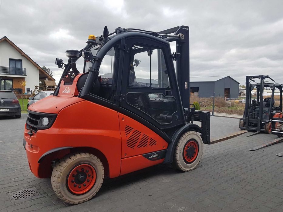 Wózek widłowy Linde H50T-02 19r Wolny SKOK, Pozycjoner Kabina H45 H40