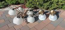 Żyrandol z kinkietami - lampa pokojowa sufitowa kinkiety