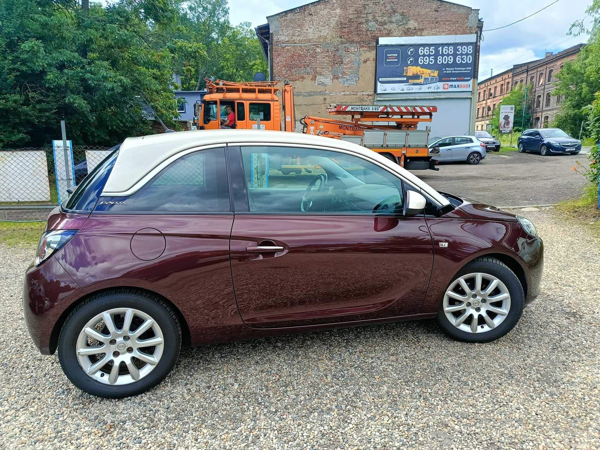 OPEL ADAM 1.2, 70 KM, PIĘKNY, Serwis, 2 komplety kół, Super Stan