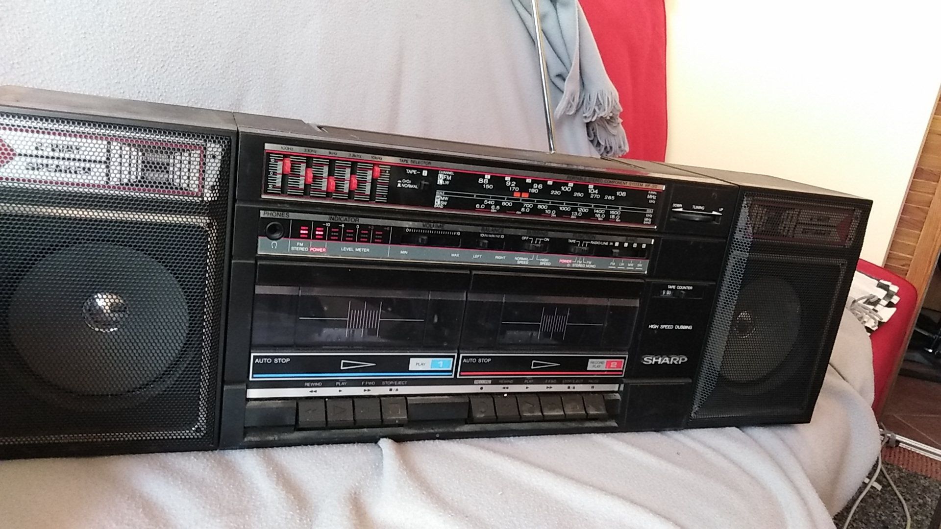 Radiomagnetofon Sharp WF 372 piękny
