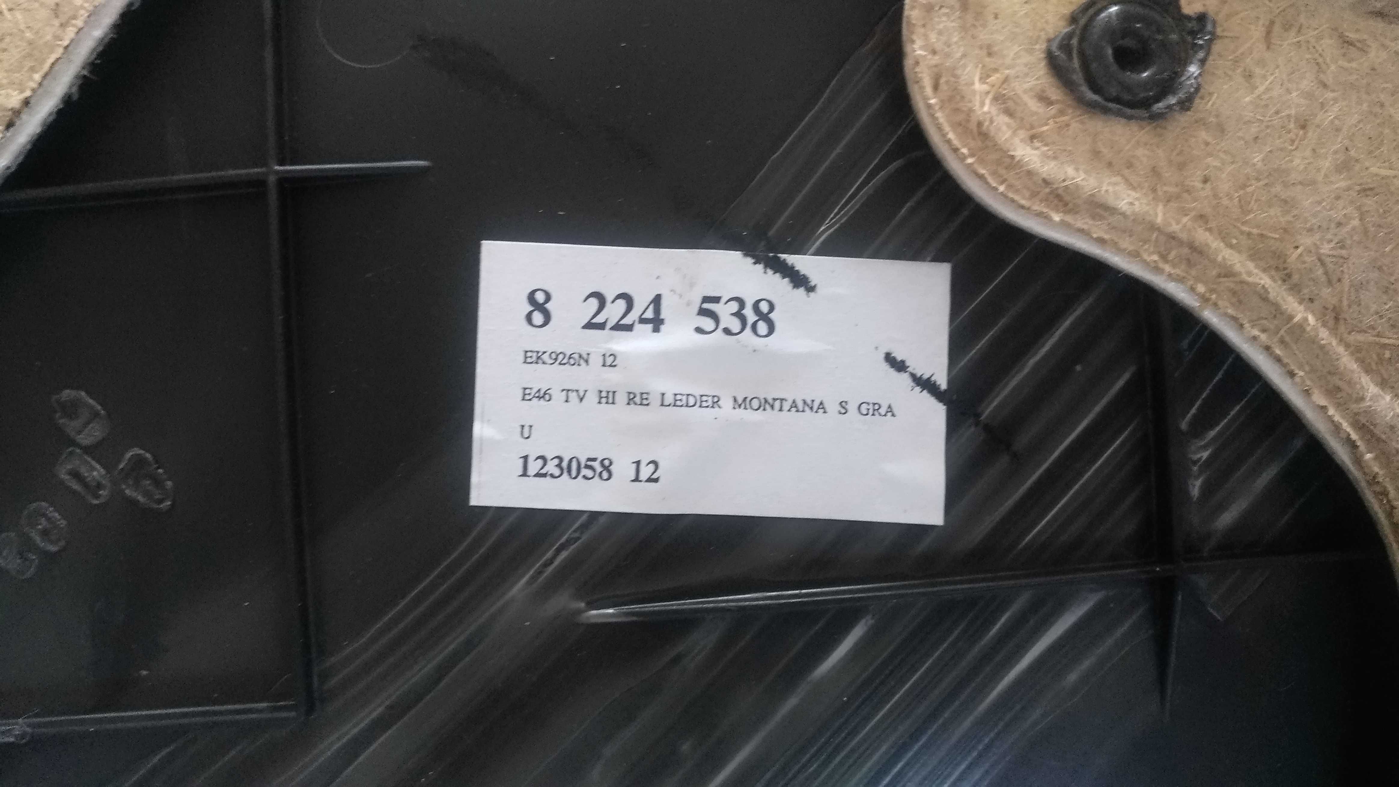 Boczki drzwi BMW E46 tapicerka