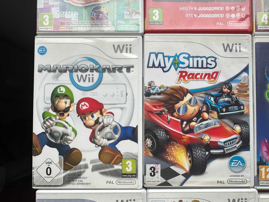 Jogos WII Originais – Coleção Completa em Excelente Estado