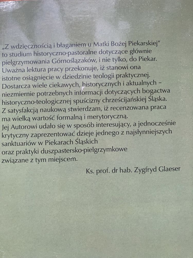 Z wdzięcznością i błaganiem u Matki Bożej Piekarskiej