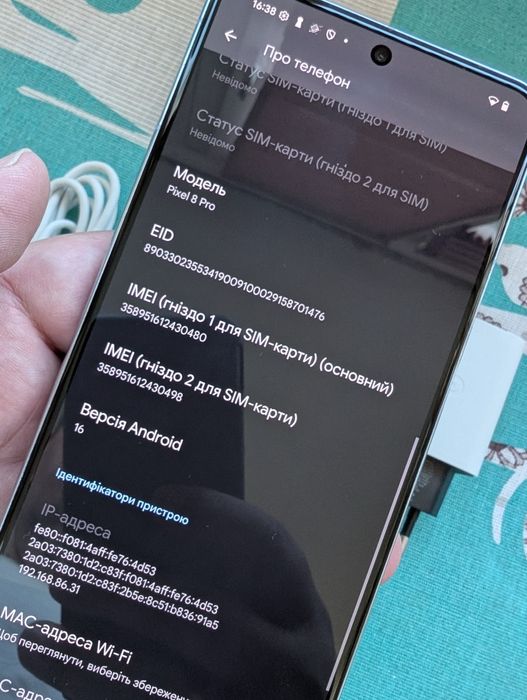 Google pixel 8 Pro 256 gb.