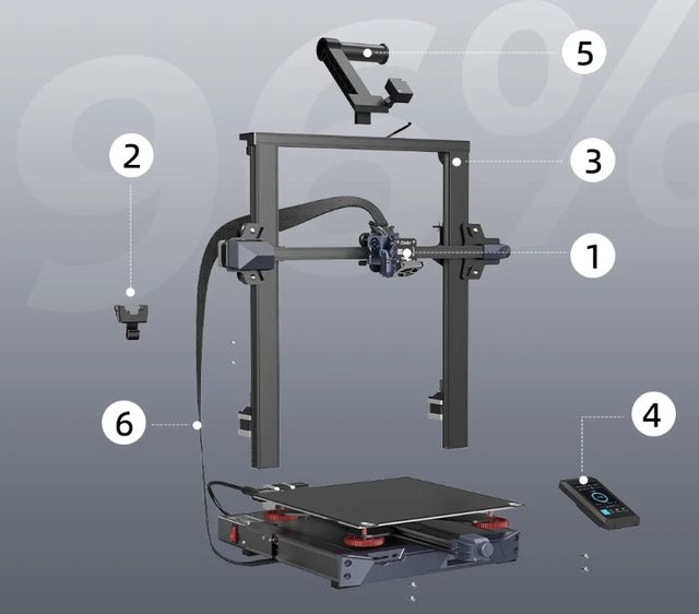 3D-принтер Ender-3 S1 Plus - велике поле друку