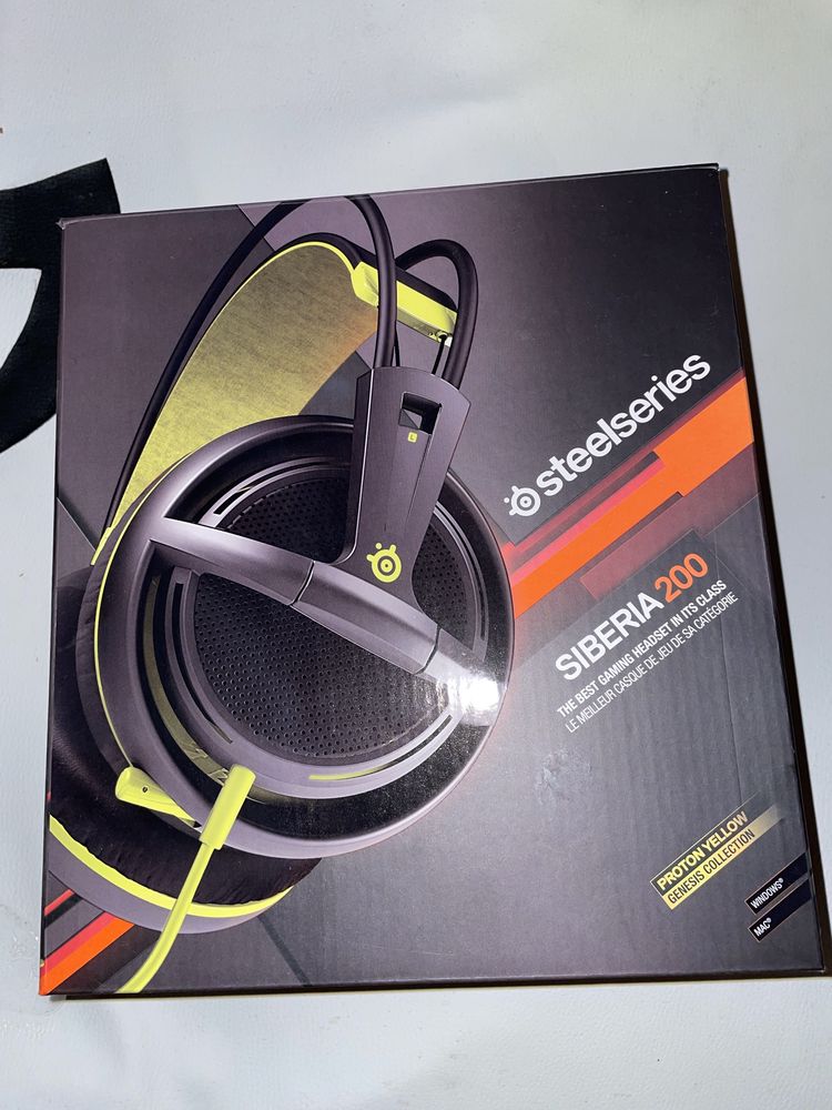 Sluchawki Steelseries siberia 200 gamingowe nauszne