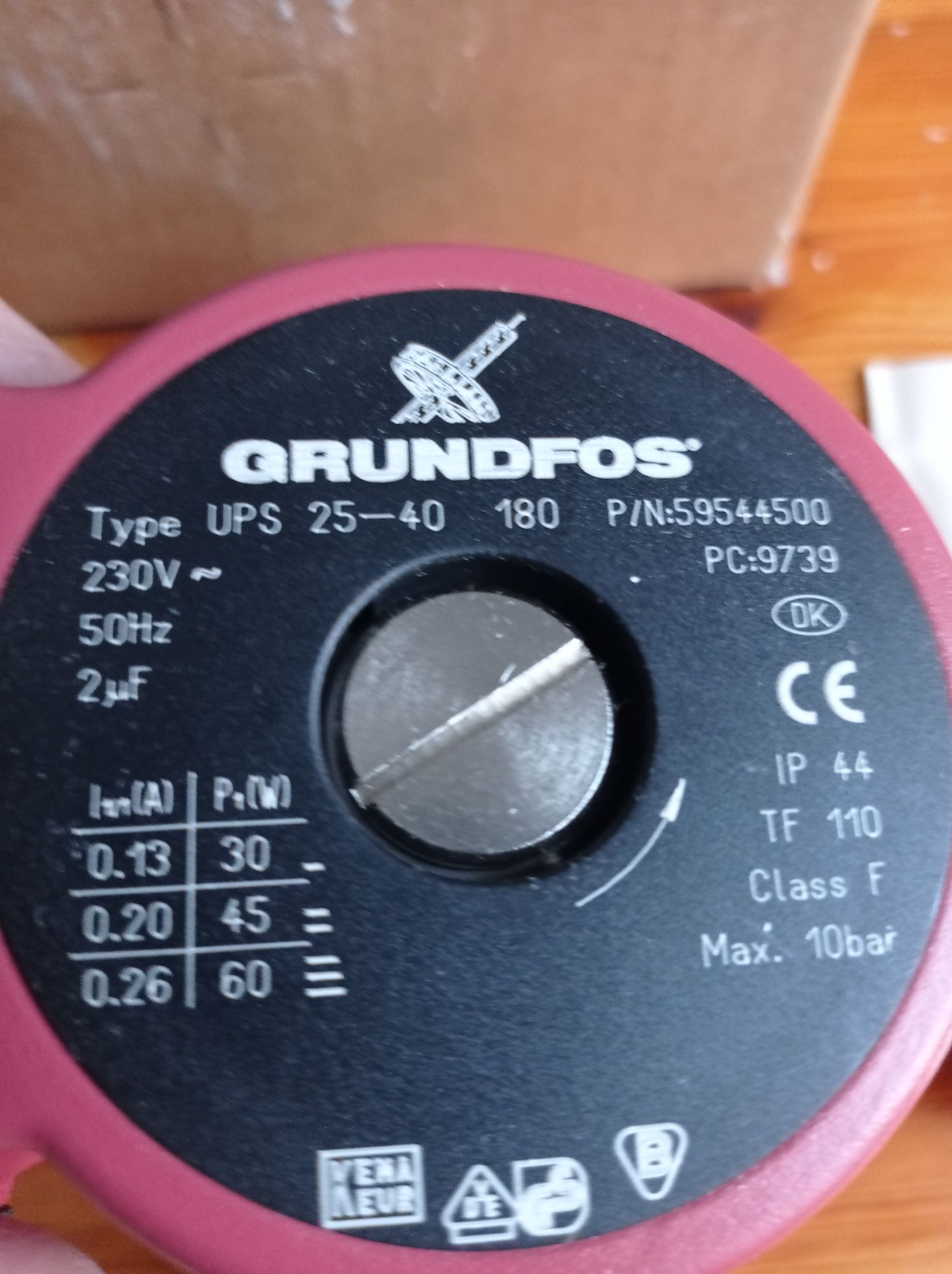 Grundfos UPS 25-40 N 180 pompa obiegowa  nowa
