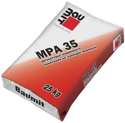 Штукатурна суміш Baumit MPA 35, 25 кг