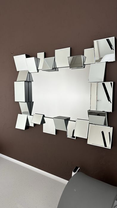 Lustro dekoracyjne 3D 105x80 cm – nowoczesny design i elegancja