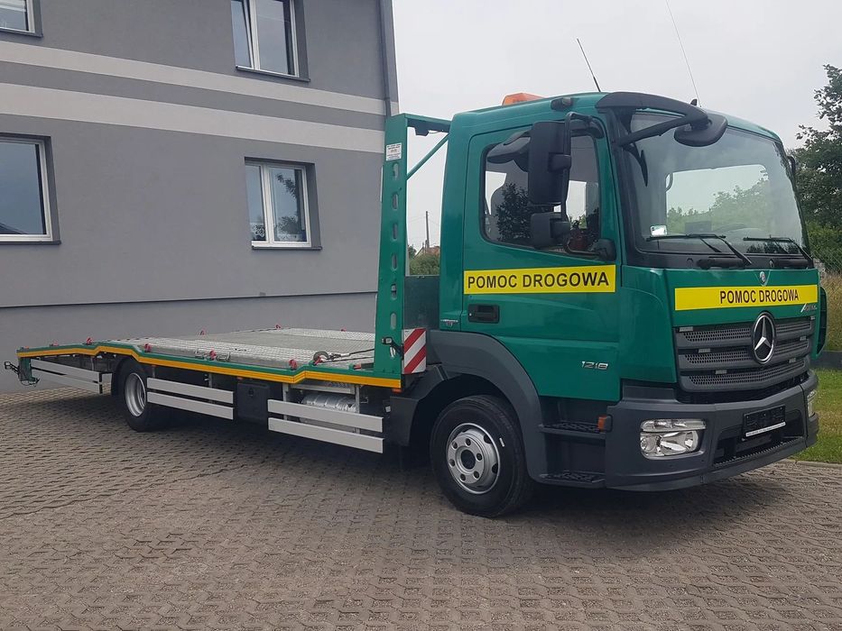 Mercedes-Benz ATEGO 1218 LAWETA POMOC DROGOWA AUTOLAWETA 4x2 ZAPADNIE 11 990 KG KLIMA NAJAZD  LAWETA Pomoc Drogowa Autolaweta 4x2 Zapadnie Klima Najazd 11 990 KG