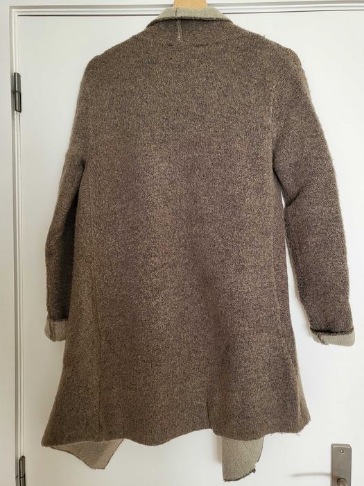 Casaco bege em lã Zara tam S