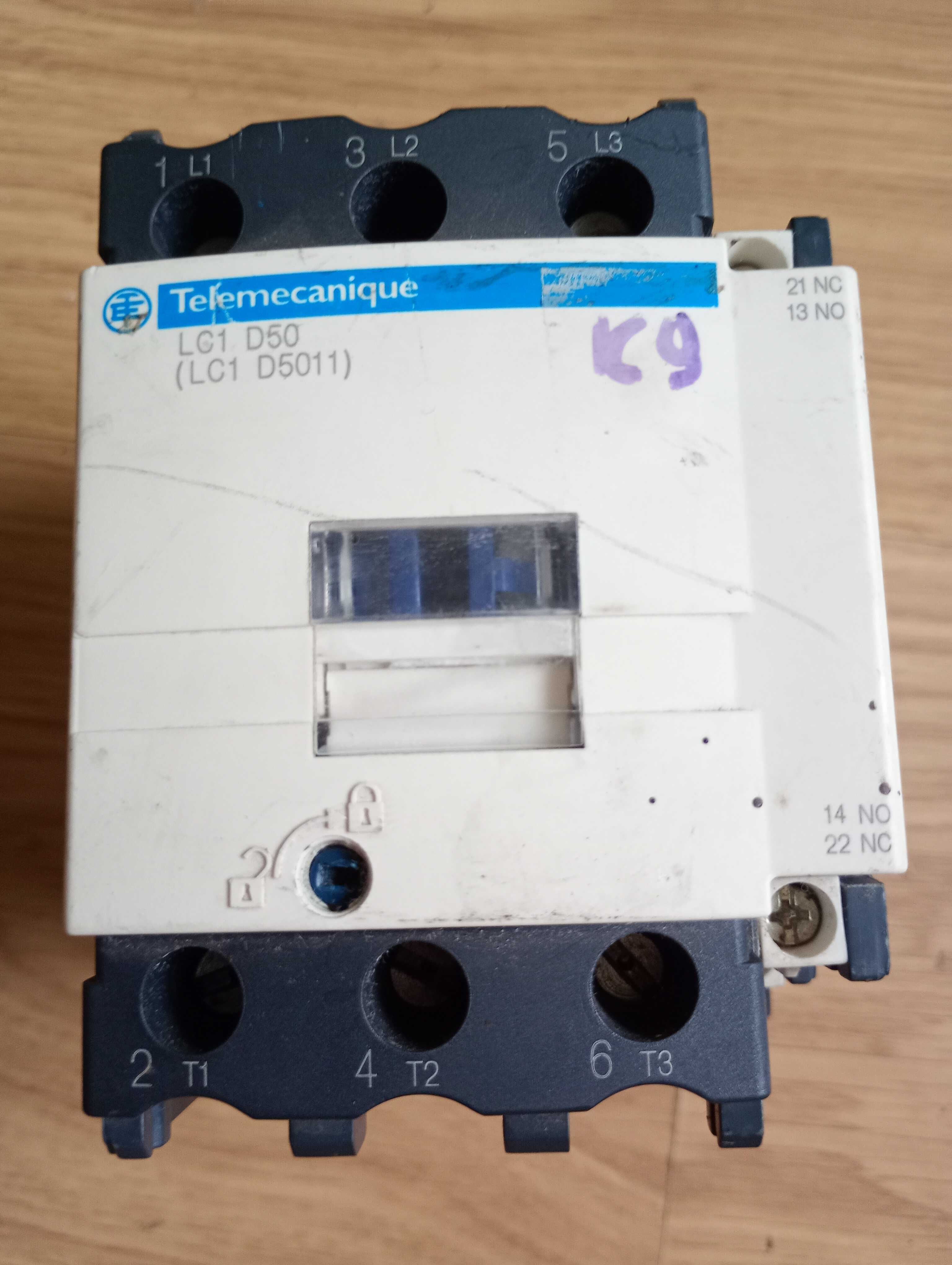 Stycznik Telemecanique LC1 D50