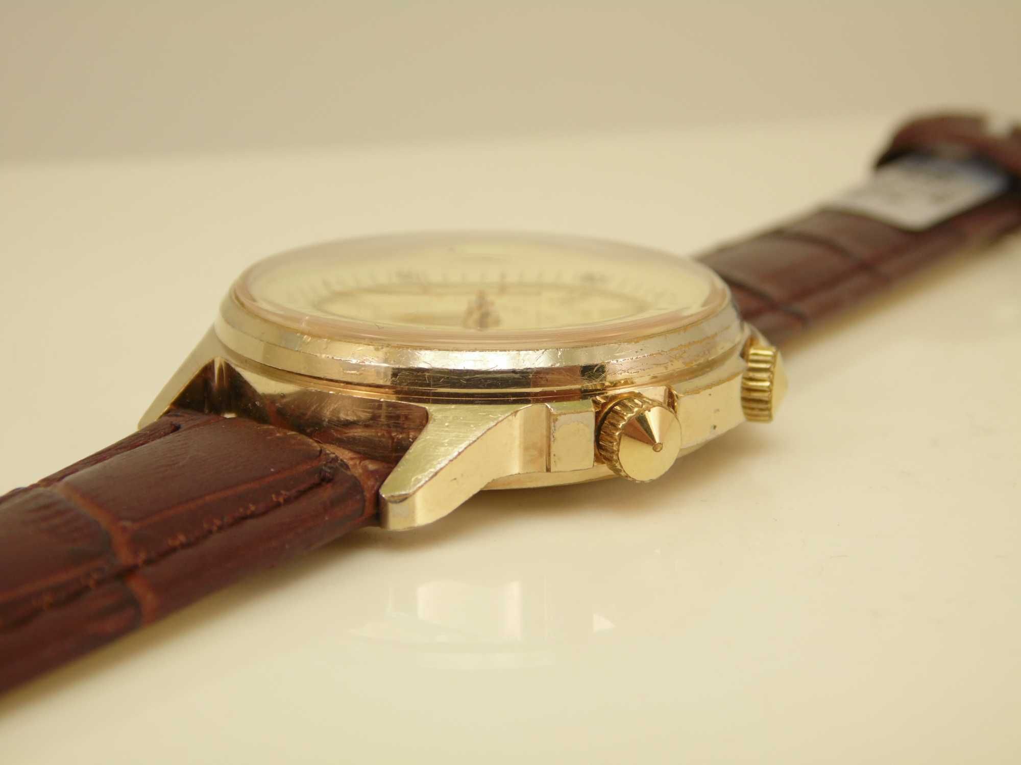 Mechaniczny radziecki zegarek POLJOT budzik  alarm 18 kam. ZSRR - CCCP