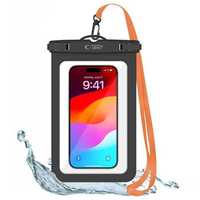 Tech-Protect Uwc9 Universal Waterproof Case 8.9 Inch Black/Orange