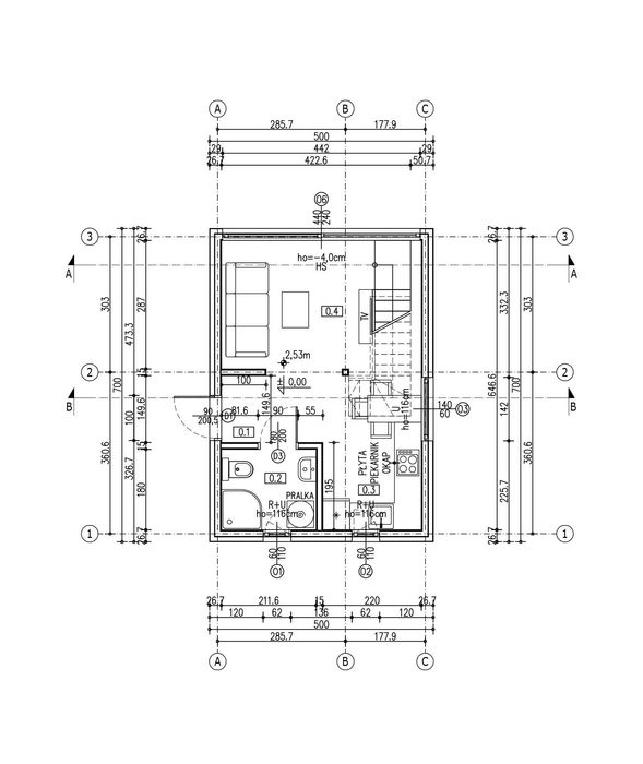 Sprzedam konstrukcję domu 52 m² – prefabrykowana, z montażem 99 tys zł