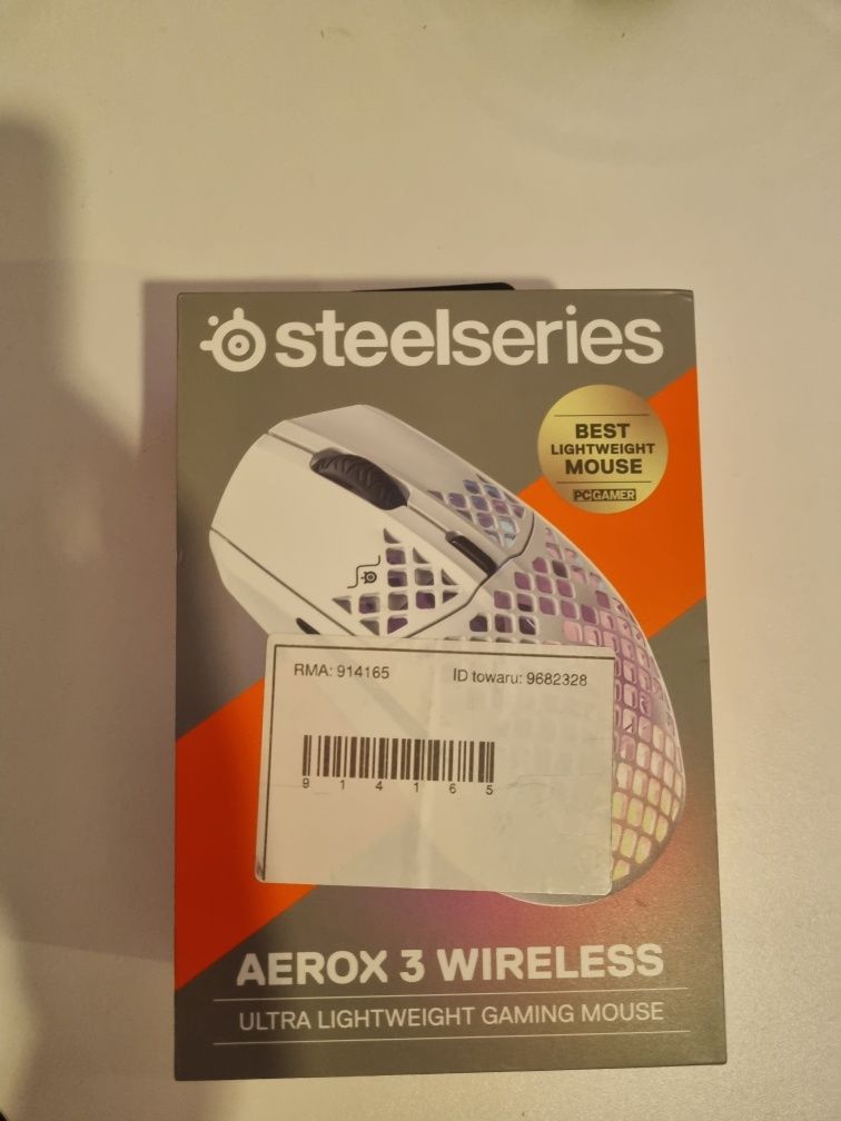 Mysz Gamingowa Steelseries Aerox 3 Biała *OPIS*