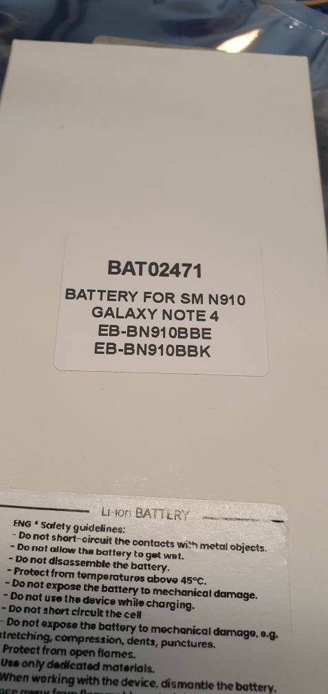 Bateria Samsung n910 note 4 nowa rodzynek wymiana W-wa sklep Tamka 22