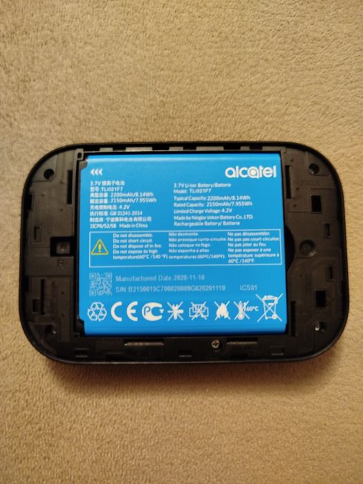 Mobilny Router wifi Alcatel 4G LTE na kartę SIM
